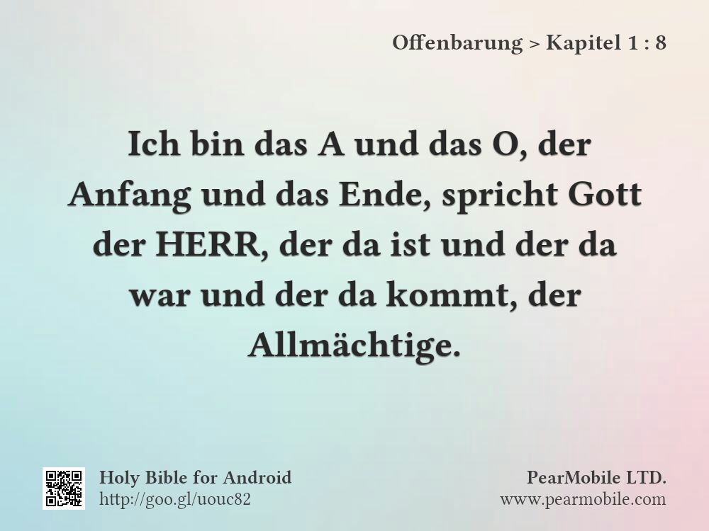 Offenbarung, Kapitel 1:8